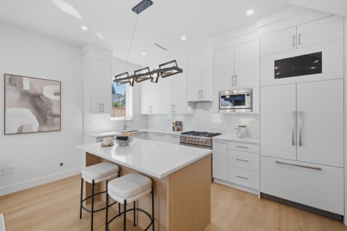 3016 19Th Avenue E, Vancouver, BC - Indoor Photo Showing Kitchen With Upgraded Kitchen
