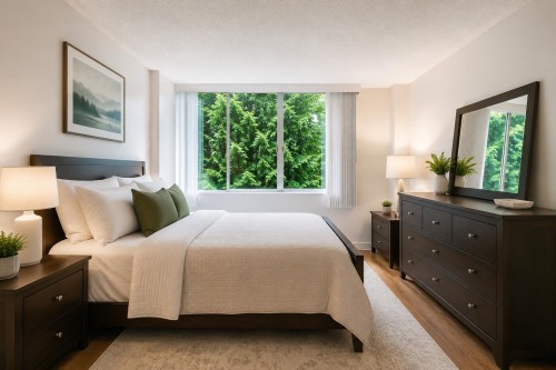519-2012 Fullerton Avenue, North Vancouver, BC - Indoor Photo Showing Bedroom