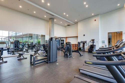 203-6622 Pearson Way, Richmond, BC - Indoor Photo Showing Gym Room