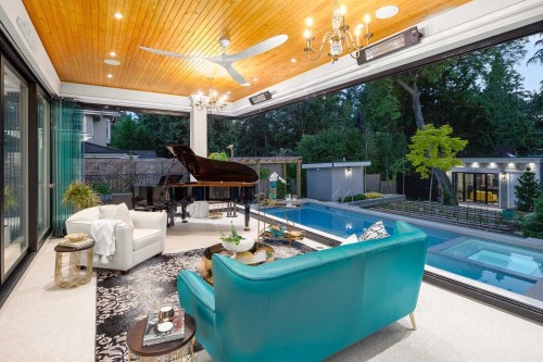 8483 Wiltshire Street, Vancouver, BC -  With In Ground Pool With Deck Patio Veranda