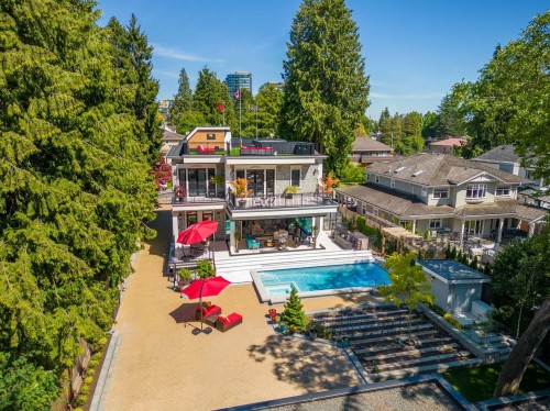 8483 Wiltshire Street, Vancouver, BC - Outdoor With In Ground Pool With Deck Patio Veranda