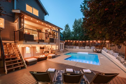 13478 229 Loop, Maple Ridge, BC - Outdoor With In Ground Pool With Deck Patio Veranda