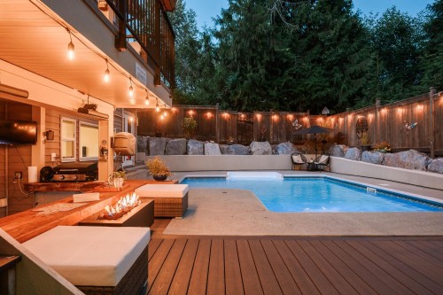 13478 229 Loop, Maple Ridge, BC - Outdoor With In Ground Pool With Deck Patio Veranda
