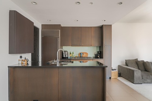 1202-1455 Howe, Vancouver, BC - Indoor Photo Showing Kitchen