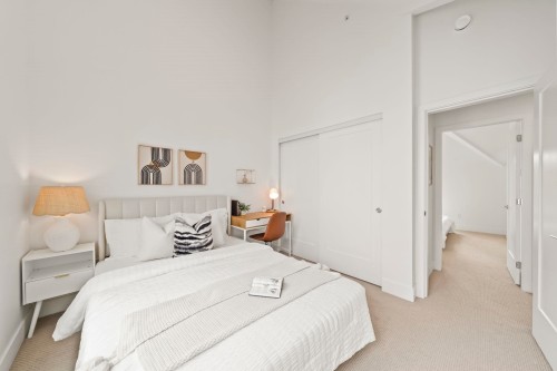213-1306 Laval Square, Coquitlam, BC - Indoor Photo Showing Bedroom