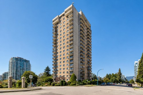1607-145 St. Georges Avenue, North Vancouver, BC - Outdoor With Facade