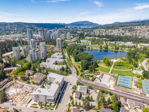 340-3098 Guildford Way, Coquitlam, BC - Outdoor With Body Of Water With View