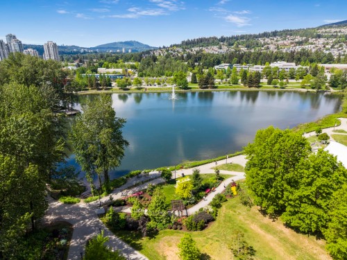 340-3098 Guildford Way, Coquitlam, BC - Outdoor With Body Of Water With View