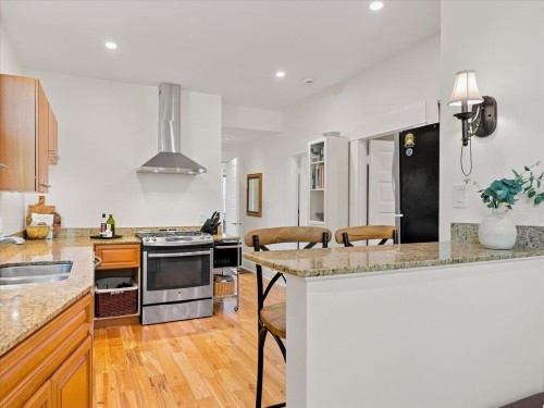 4399 Quebec Street, Vancouver, BC - Indoor Photo Showing Kitchen With Double Sink