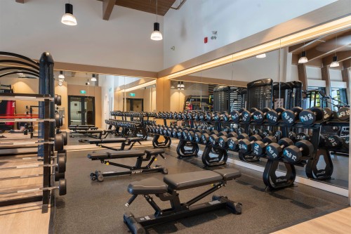 306-1500 Scott Crescent, Squamish, BC - Indoor Photo Showing Gym Room