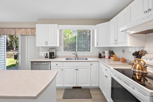 1252 Dewar Way, Port Coquitlam, BC - Indoor Photo Showing Kitchen With Double Sink