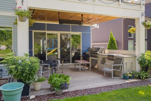 1408 Strawline Hill Street, Coquitlam, BC - Outdoor With Deck Patio Veranda With Exterior