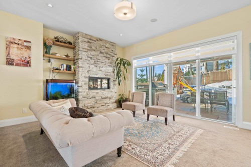 1408 Strawline Hill Street, Coquitlam, BC - Indoor Photo Showing Other Room With Fireplace