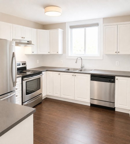 1225 Burkemont Place, Coquitlam, BC - Indoor Photo Showing Kitchen With Double Sink