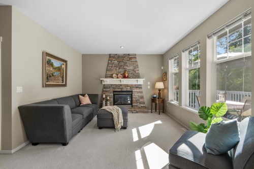 6 Alder Drive, Port Moody, BC - Indoor Photo Showing Living Room With Fireplace