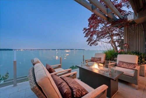 1952 Bellevue Avenue, West Vancouver, BC - Outdoor With Body Of Water With Deck Patio Veranda