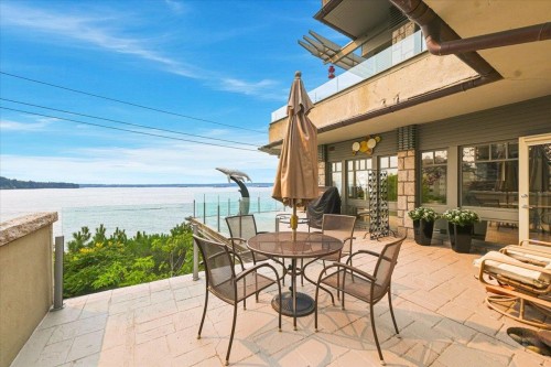 1952 Bellevue Avenue, West Vancouver, BC - Outdoor With Body Of Water With Deck Patio Veranda