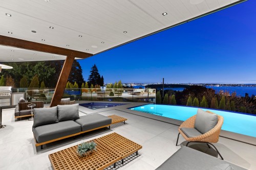1840 Orchard Way, West Vancouver, BC - Outdoor With In Ground Pool With Exterior