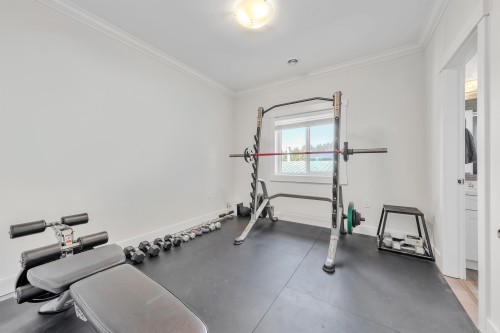 5887 Battison Street, Vancouver, BC - Indoor Photo Showing Gym Room