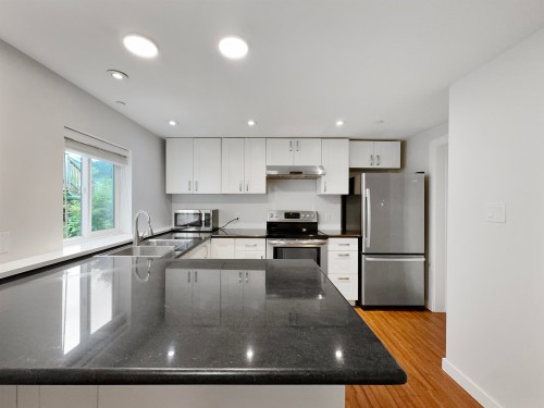 3440 26Th Avenue W, Vancouver, BC - Indoor Photo Showing Kitchen With Double Sink With Upgraded Kitchen