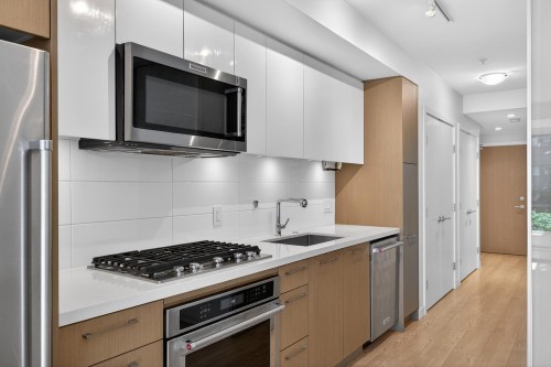 304-384 1St Avenue E, Vancouver, BC - Indoor Photo Showing Kitchen With Upgraded Kitchen