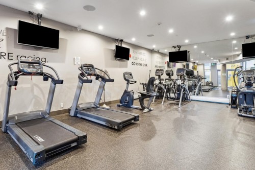 304-384 1St Avenue E, Vancouver, BC - Indoor Photo Showing Gym Room