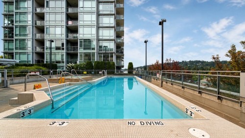 1908-2955 Atlantic Avenue, Coquitlam, BC - Outdoor With In Ground Pool With Balcony