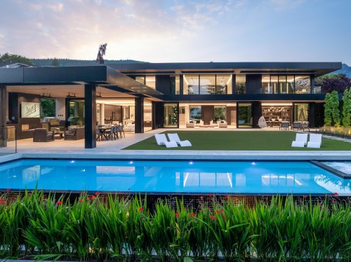 690 Knockmaroon Road, West Vancouver, BC - Outdoor With In Ground Pool