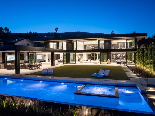 690 Knockmaroon Road, West Vancouver, BC - Outdoor With In Ground Pool