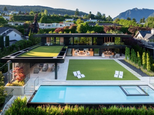 690 Knockmaroon Road, West Vancouver, BC - Outdoor With In Ground Pool