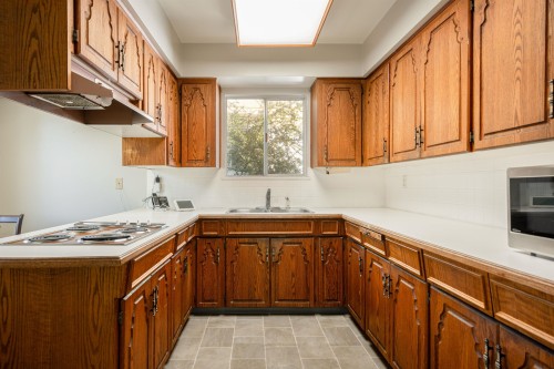 2321 Harrison Drive, Vancouver, BC - Indoor Photo Showing Kitchen With Double Sink