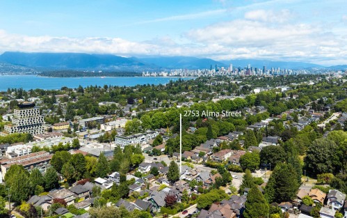 2753 Alma Street, Vancouver, BC - Outdoor With Body Of Water With View