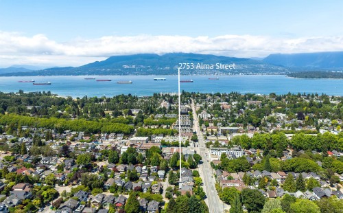 2753 Alma Street, Vancouver, BC - Outdoor With Body Of Water With View