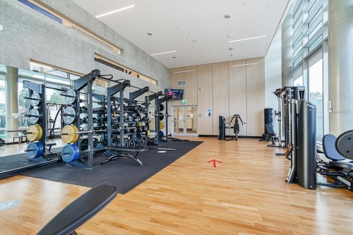 2706-657 Whiting Way, Coquitlam, BC - Indoor Photo Showing Gym Room