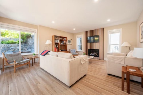 336 26Th Street E, North Vancouver, BC - Indoor Photo Showing Living Room With Fireplace