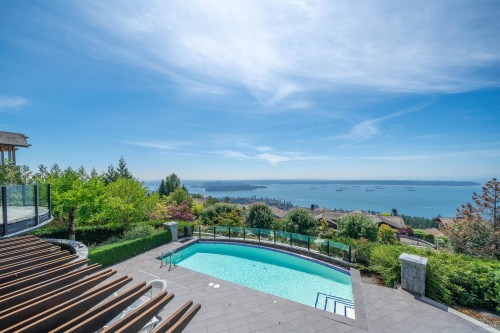 2766 Willoughby Road, West Vancouver, BC - Outdoor With In Ground Pool With View