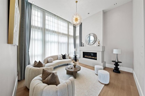 2972 Burfield Place, West Vancouver, BC - Indoor Photo Showing Living Room With Fireplace