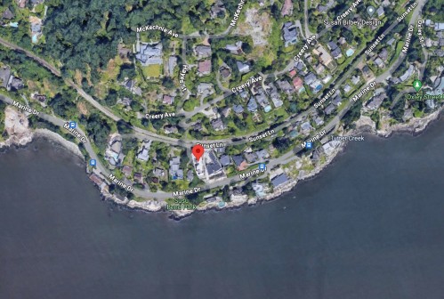 3699 Sunset Lane, West Vancouver, BC - Outdoor With Body Of Water With View