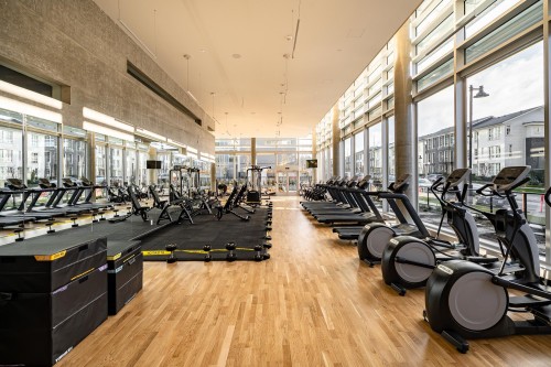 3601-657 Whiting Way, Coquitlam, BC - Indoor Photo Showing Gym Room