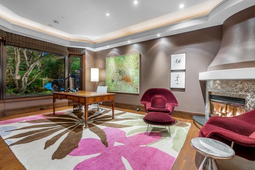 2870 Marine Drive Sw, Vancouver, BC - Indoor With Fireplace