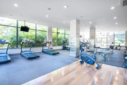 708-7360 Elmbridge Way, Richmond, BC - Indoor Photo Showing Gym Room