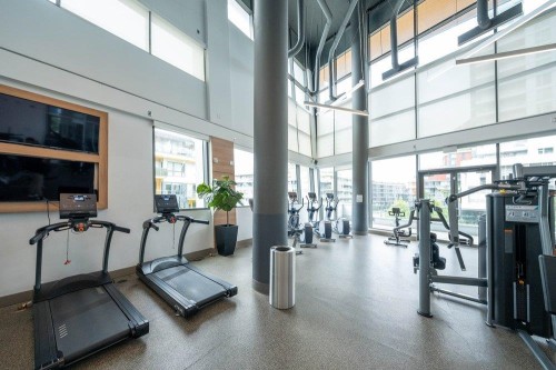 302-8533 River District Crossing, Vancouver, BC - Indoor Photo Showing Gym Room