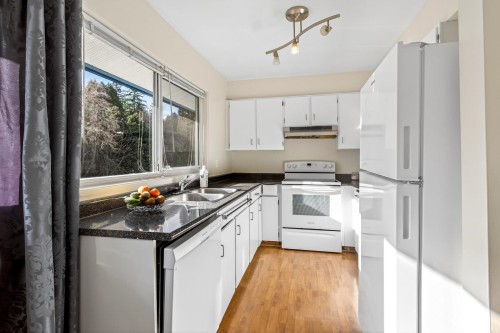 1051 Cecile Drive, Port Moody, BC - Indoor Photo Showing Kitchen With Double Sink