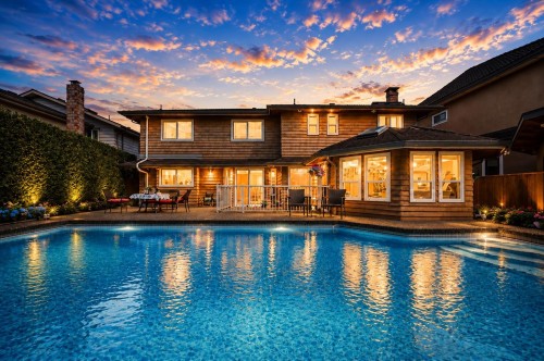 8231 Sunnywood Drive, Richmond, BC - Outdoor With In Ground Pool