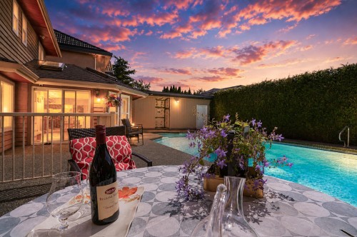 8231 Sunnywood Drive, Richmond, BC - Outdoor With In Ground Pool