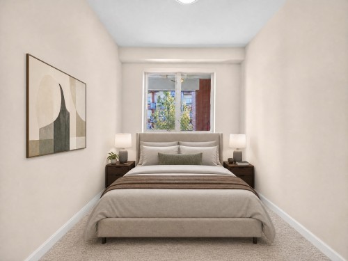 204-2651 Library Lane, North Vancouver, BC - Indoor Photo Showing Bedroom