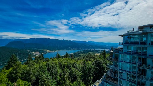 1507-9060 University Crescent, Burnaby, BC - Outdoor With View