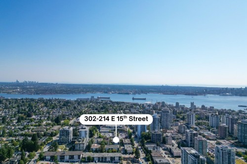 302-214 15Th Street E, North Vancouver, BC - Outdoor With Body Of Water With View