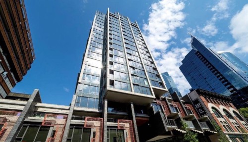 1133 Hornby Street, Vancouver, BC - Outdoor With Facade