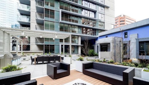 1133 Hornby Street, Vancouver, BC - Outdoor With Facade
